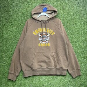 Urban Up Hoodie Mens Large Brown Pullover University Squad Campus Crew Team